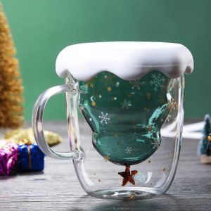 Christmas Cup Coffee Mug Anti-Scalding